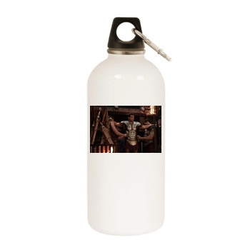 Henry Cavill White Water Bottle With Carabiner