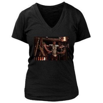 Henry Cavill Women's Deep V-Neck TShirt