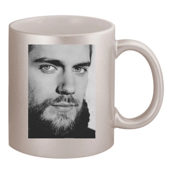 Henry Cavill 11oz Metallic Silver Mug