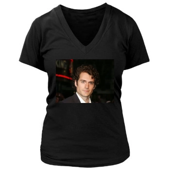 Henry Cavill Women's Deep V-Neck TShirt