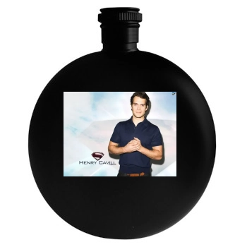 Henry Cavill Round Flask