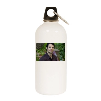 Henry Cavill White Water Bottle With Carabiner