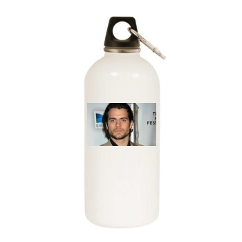 Henry Cavill White Water Bottle With Carabiner