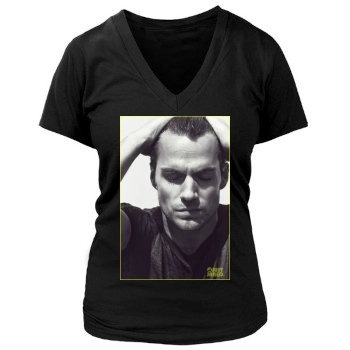 Henry Cavill Women's Deep V-Neck TShirt