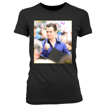 Henry Cavill Women's Junior Cut Crewneck T-Shirt