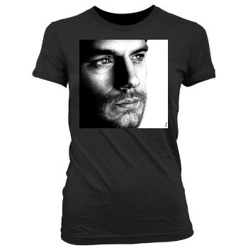 Henry Cavill Women's Junior Cut Crewneck T-Shirt