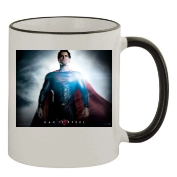 Henry Cavill 11oz Colored Rim & Handle Mug