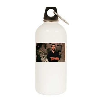 Henry Cavill White Water Bottle With Carabiner