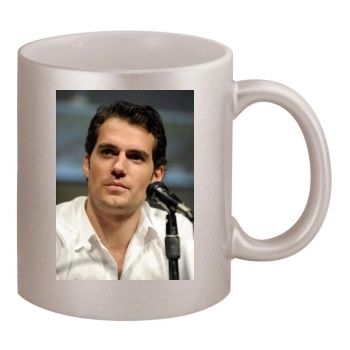 Henry Cavill 11oz Metallic Silver Mug