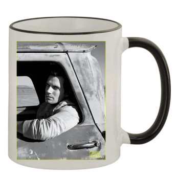 Henry Cavill 11oz Colored Rim & Handle Mug