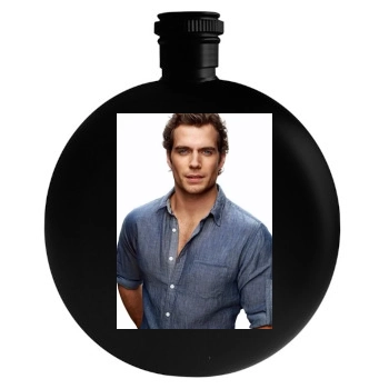 Henry Cavill Round Flask