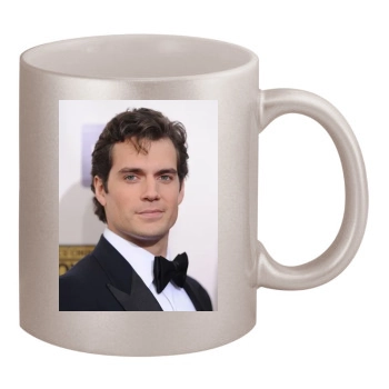 Henry Cavill 11oz Metallic Silver Mug