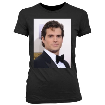 Henry Cavill Women's Junior Cut Crewneck T-Shirt