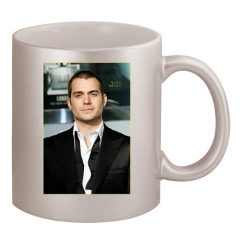 Henry Cavill 11oz Metallic Silver Mug