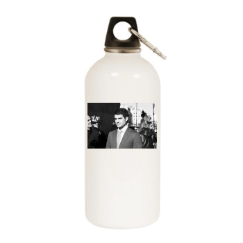 Henry Cavill White Water Bottle With Carabiner