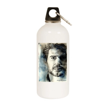 Henry Cavill White Water Bottle With Carabiner