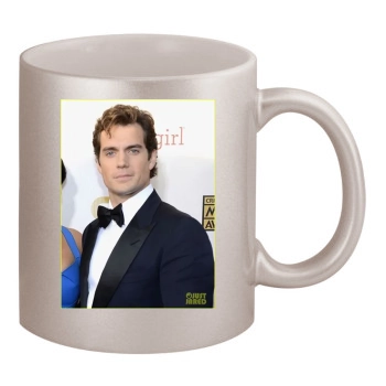 Henry Cavill 11oz Metallic Silver Mug