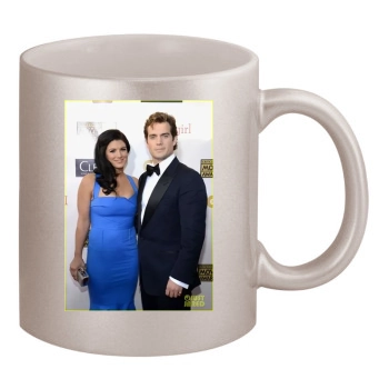 Henry Cavill 11oz Metallic Silver Mug