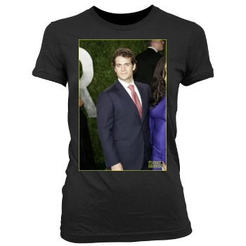 Henry Cavill Women's Junior Cut Crewneck T-Shirt