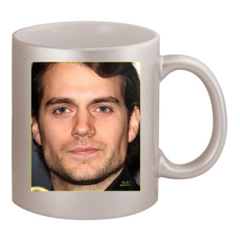 Henry Cavill 11oz Metallic Silver Mug