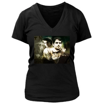 Henry Cavill Women's Deep V-Neck TShirt