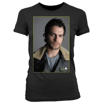 Henry Cavill Women's Junior Cut Crewneck T-Shirt