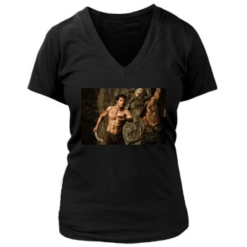 Henry Cavill Women's Deep V-Neck TShirt