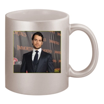 Henry Cavill 11oz Metallic Silver Mug