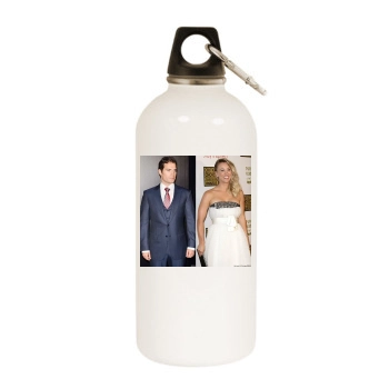 Henry Cavill White Water Bottle With Carabiner