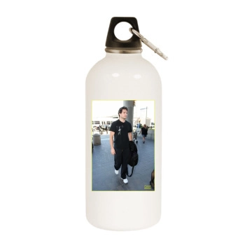 Henry Cavill White Water Bottle With Carabiner