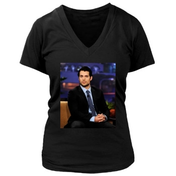 Henry Cavill Women's Deep V-Neck TShirt