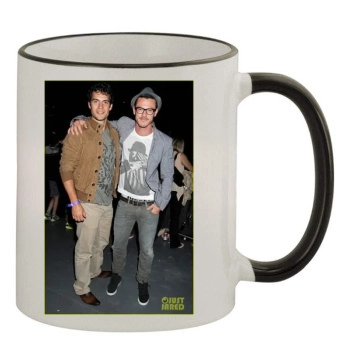 Henry Cavill 11oz Colored Rim & Handle Mug