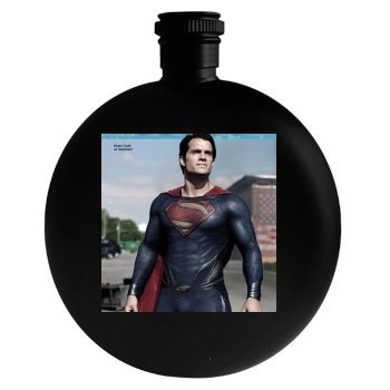 Henry Cavill Round Flask