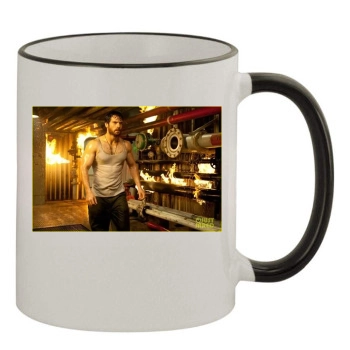 Henry Cavill 11oz Colored Rim & Handle Mug