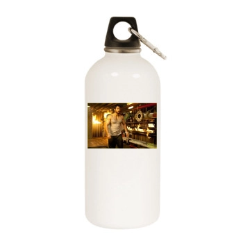 Henry Cavill White Water Bottle With Carabiner