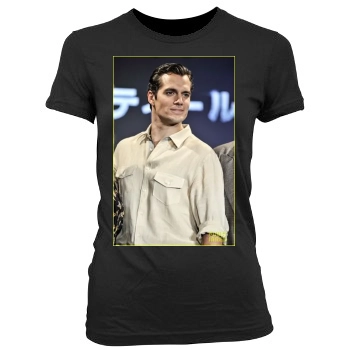 Henry Cavill Women's Junior Cut Crewneck T-Shirt