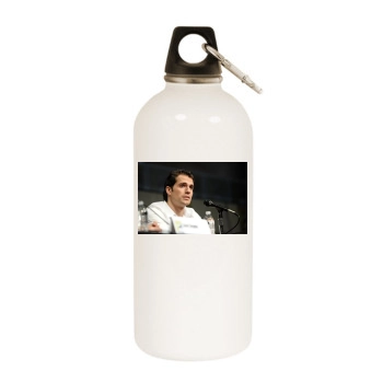 Henry Cavill White Water Bottle With Carabiner