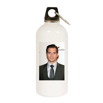 Henry Cavill White Water Bottle With Carabiner