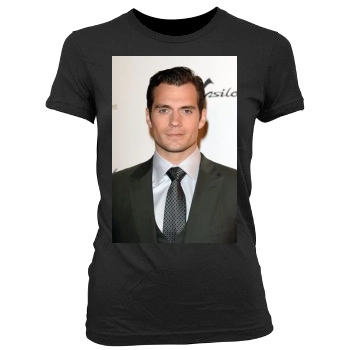 Henry Cavill Women's Junior Cut Crewneck T-Shirt