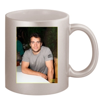 Henry Cavill 11oz Metallic Silver Mug