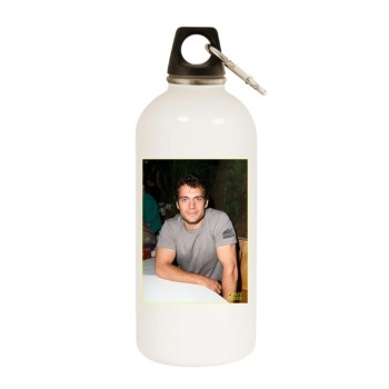 Henry Cavill White Water Bottle With Carabiner