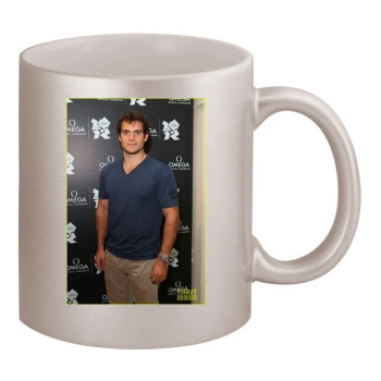 Henry Cavill 11oz Metallic Silver Mug