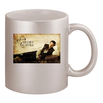 Henry Cavill 11oz Metallic Silver Mug