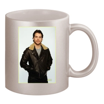 Henry Cavill 11oz Metallic Silver Mug