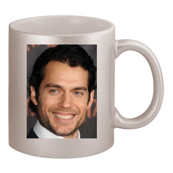 Henry Cavill 11oz Metallic Silver Mug