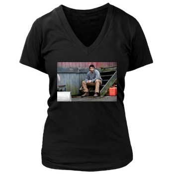 Henry Cavill Women's Deep V-Neck TShirt