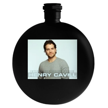 Henry Cavill Round Flask