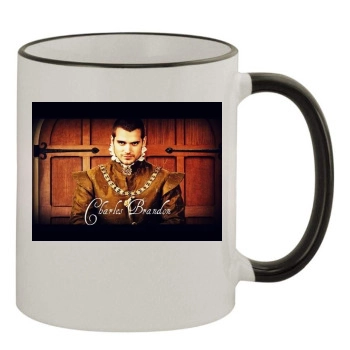 Henry Cavill 11oz Colored Rim & Handle Mug