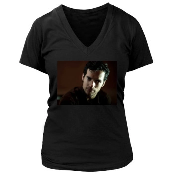 Henry Cavill Women's Deep V-Neck TShirt