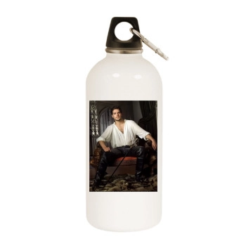 Henry Cavill White Water Bottle With Carabiner